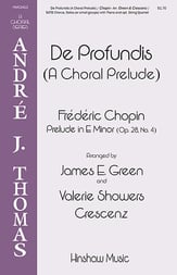 De Profundis SATB choral sheet music cover